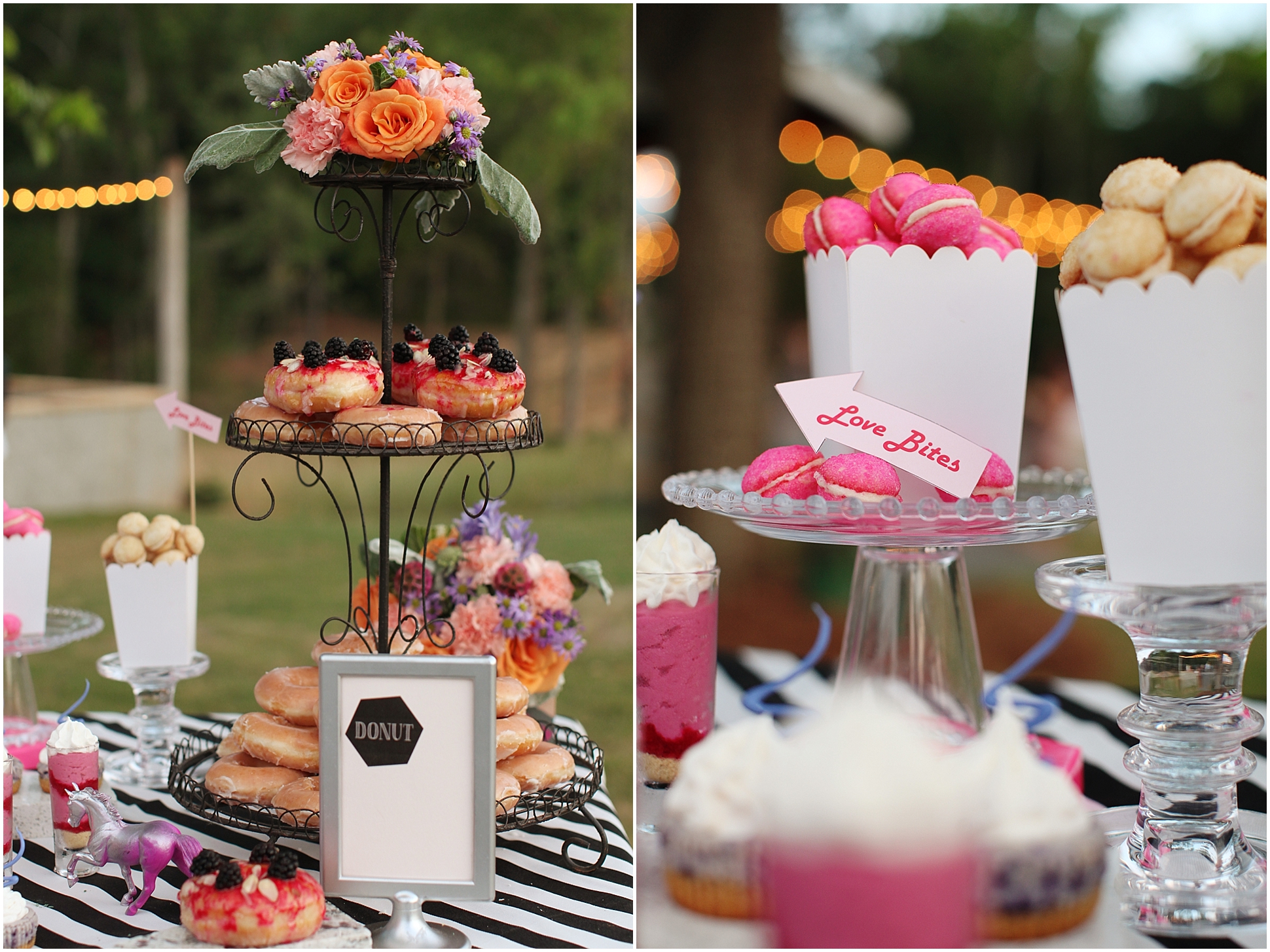 Kate Spade Inspired Bridesmaids Dessert and Cocktail Party | Two Chics Photography | www.twochicsphotography.com