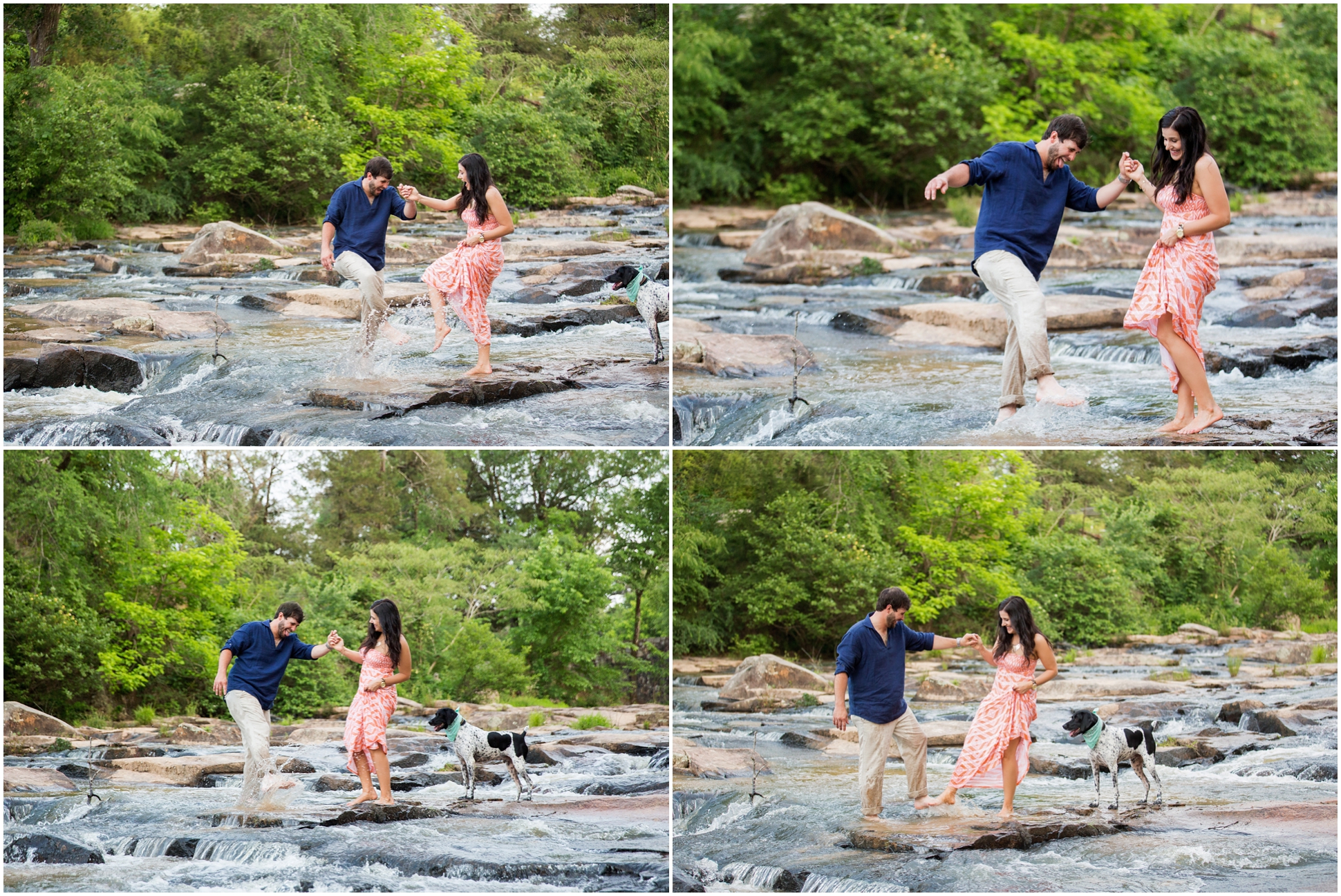 Indian Springs Georgia Engagement Session | Two Chics Photography | www.twochicsphotography.com