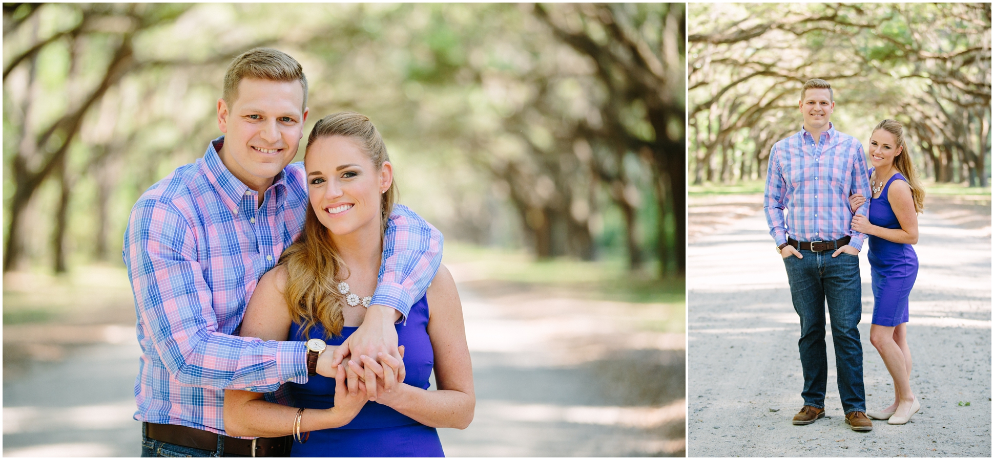 Two Chics Photography | A Wormsloe Plantation and Historic Savannah Georgia Engagement Session | www.twochicsphotography.com