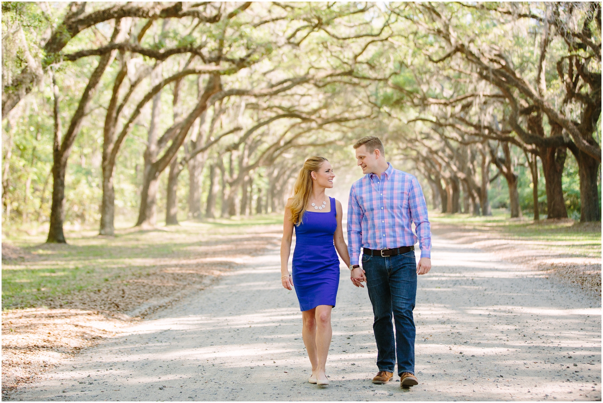 Two Chics Photography | A Wormsloe Plantation and Historic Savannah Georgia Engagement Session | www.twochicsphotography.com