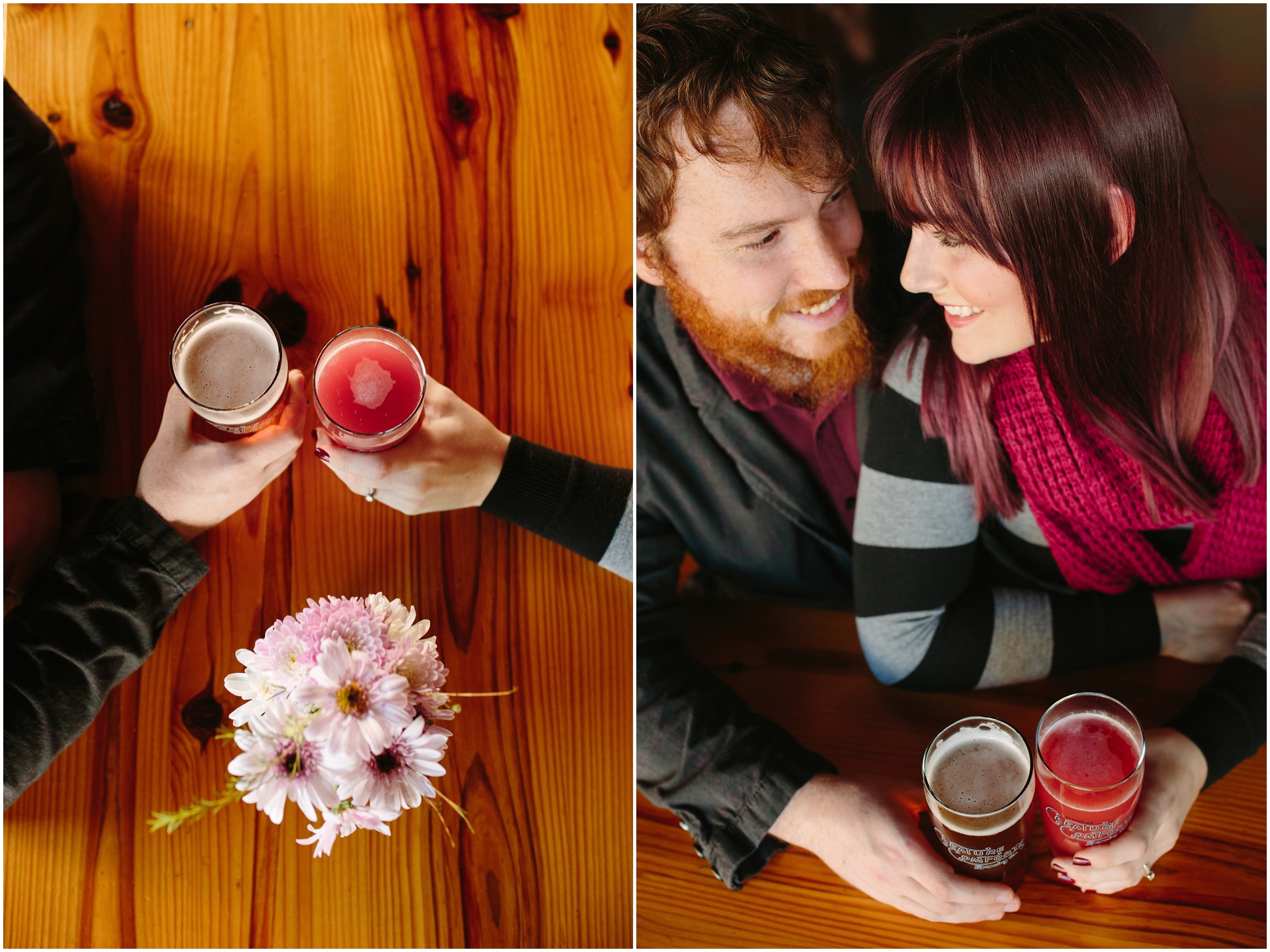 Two Chics Photography | Creature Comforts Brewery Engagement Session Athens Georgia | www.twochicsphotography.com