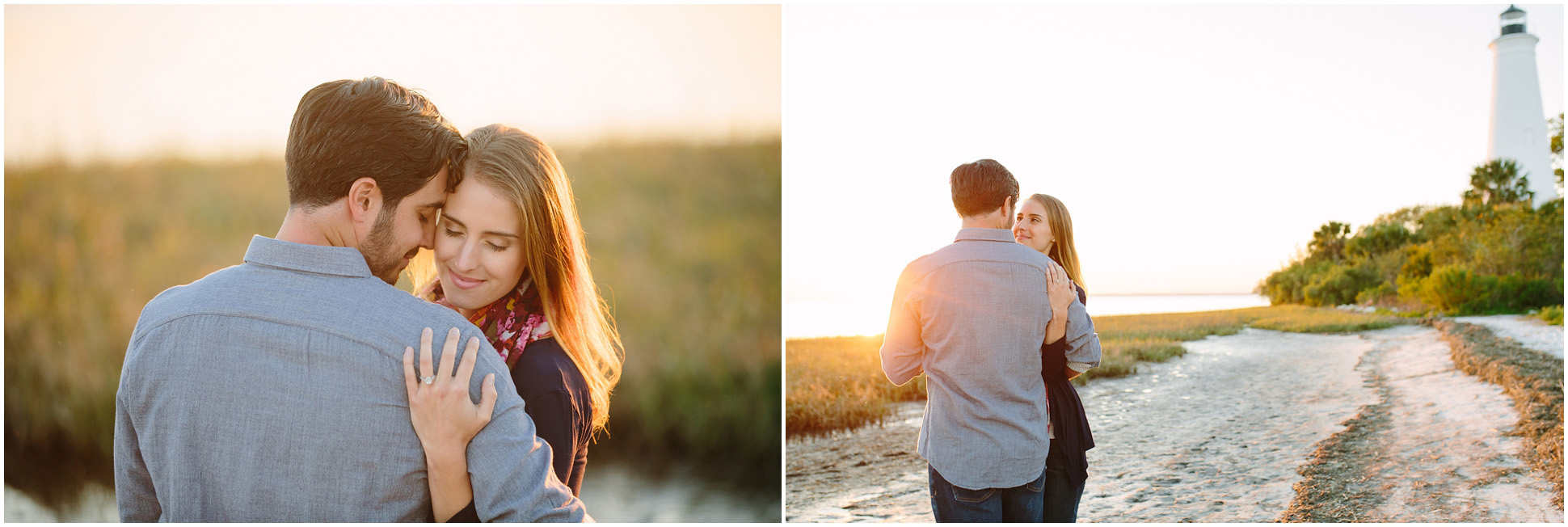 St. Marks Lighthouse Engagement Session | St. Marks, Florida Wedding Photographers | Two Chics Photography | www.twochicsphotography.com