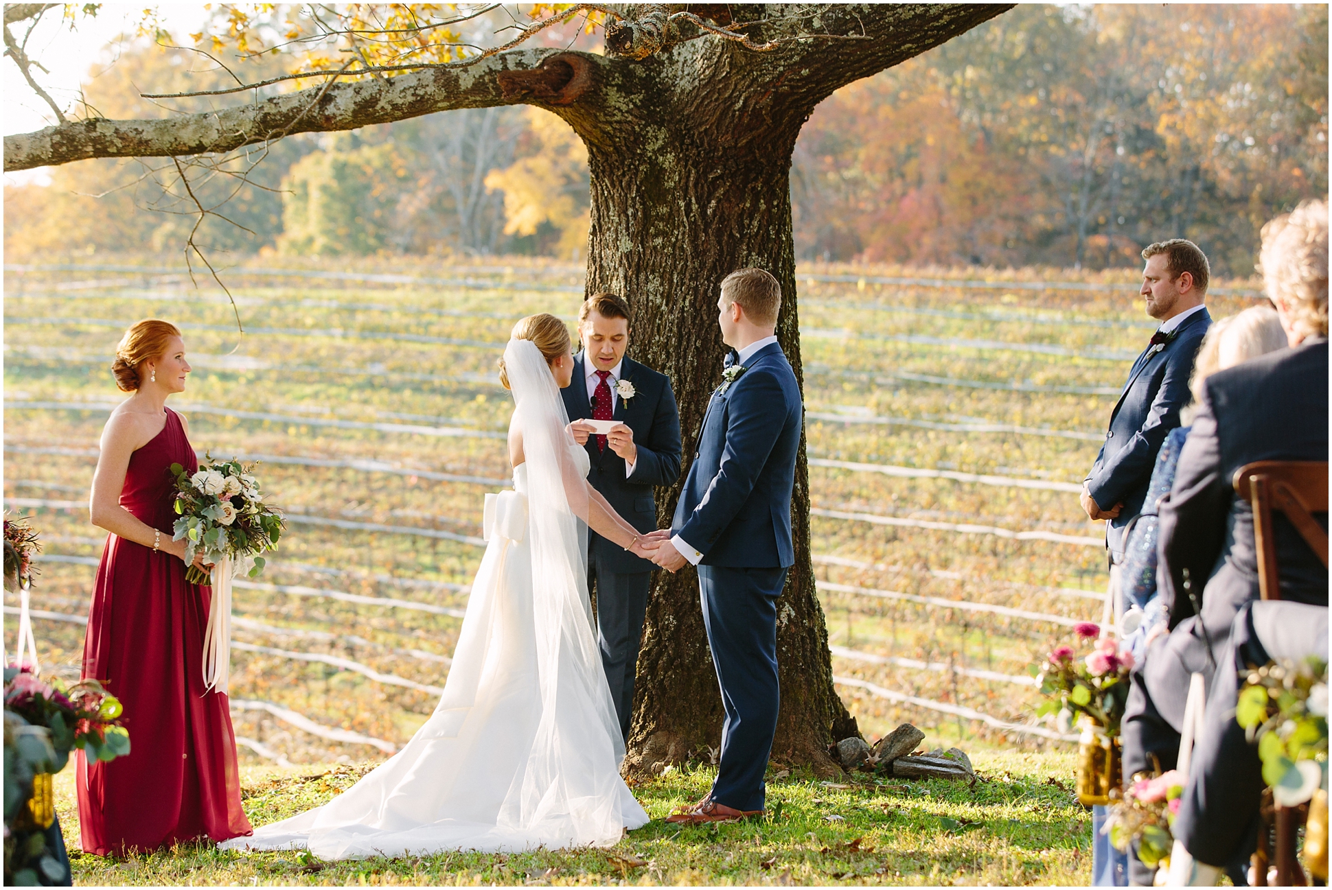 A Romantic Fall Winery Wedding at Monteluce Winery and Vineyards | Monteluce Winery | Dahlonega, Georgia Wedding Photographers | Two Chics Photography | www.twochicsphotography.com